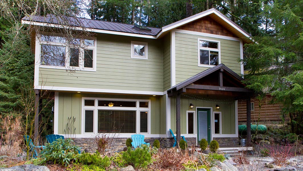 A multi-story home built by Kestrel Homes in the Mt. Baker area